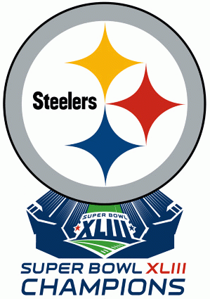 Pittsburgh Steelers 2009 Champion Logo iron on paper